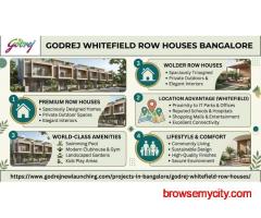 Godrej Whitefield Row Houses Bangalore Premium Lifestyle