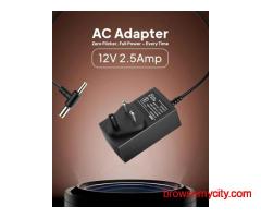 FEDUS 12V 2.5Amp DC Power Supply Adapter