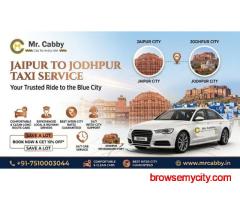 Jaipur to Jodhpur Taxi – Reliable Cab Service