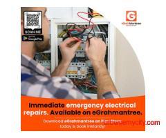egrahmantreehome services jaipur, electrician and plumber jaipur
