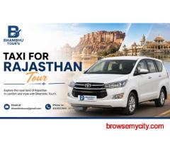 Taxi for rajasthan tour