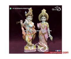 Explore Unique Radha Krishna Marble Murti Collections