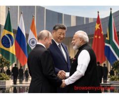 The most-watched handshake: India cautiously re-engaging China in BRICS Summit