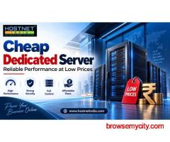 Cheap Dedicated Server – Reliable Performance at Low Prices
