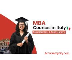 Mba courses in italy for indian students After Graduation