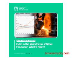 India is the World’s No. 2 Steel Producer. What’s Next?