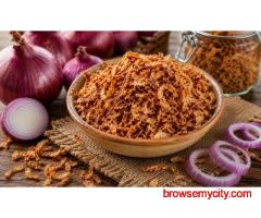 Premium Fried Onions Manufacturers in India | Optimum Foods