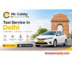 Taxi Service in Delhi – Safe & Reliable Cab Booking | Mr. Cabby