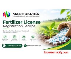 Fertilizer License Registration Service