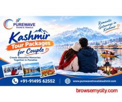 Book Kashmir Tour Packages for Couple at Purewave Tours & Travels