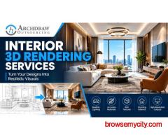 High-Quality 3D Interior Rendering Services for Design in USA