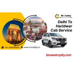 Delhi to Haridwar Taxi Service - Cab Booking with Mr. Cabby