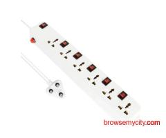FEDUS 6 Socket 6 Switch Junction Box with Switch, Extension Board
