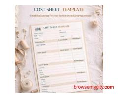 Production Cost Sheet Template for Fashion Brands | ODD Factory