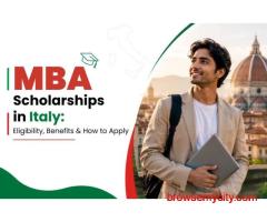 MBA in Italy with Scholarship | Fees, Funding & Admission