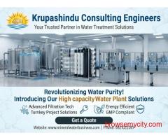 Top Mineral Water Plant Manufacturer in Maharashtra