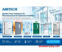 Cold Room Door for Pharmaceutical and Cleanroom Facilities