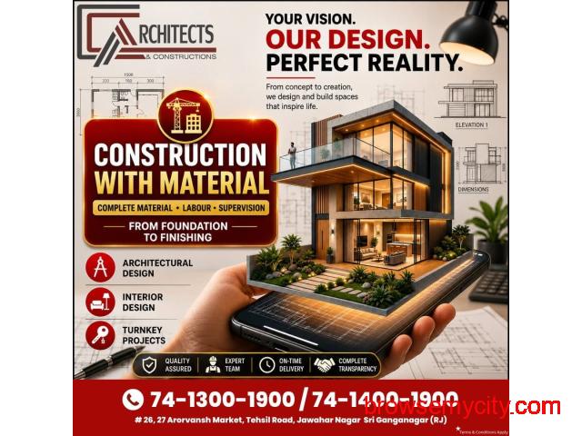 Designing Beautiful Spaces and Building Strong Foundations for Better Living. - 1/1