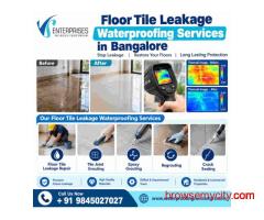 Floor Tile Leakage Waterproofing Services in Bangalore