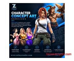 Character Concept Art Services | 3D Concept Art Services