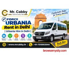 Force Urbania Rent in Delhi - Book with Mr. Cabby Easily