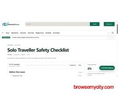Solo Traveler Safety Checklist To Travel Smart, Safe, and Independent