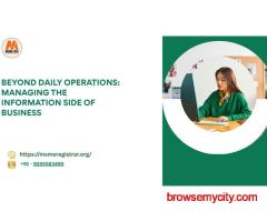 Beyond Daily Operations: Managing the Information Side of Business