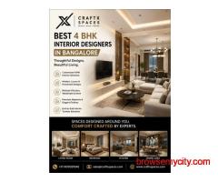 Best 4 BHK Interior Designers in Bangalore
